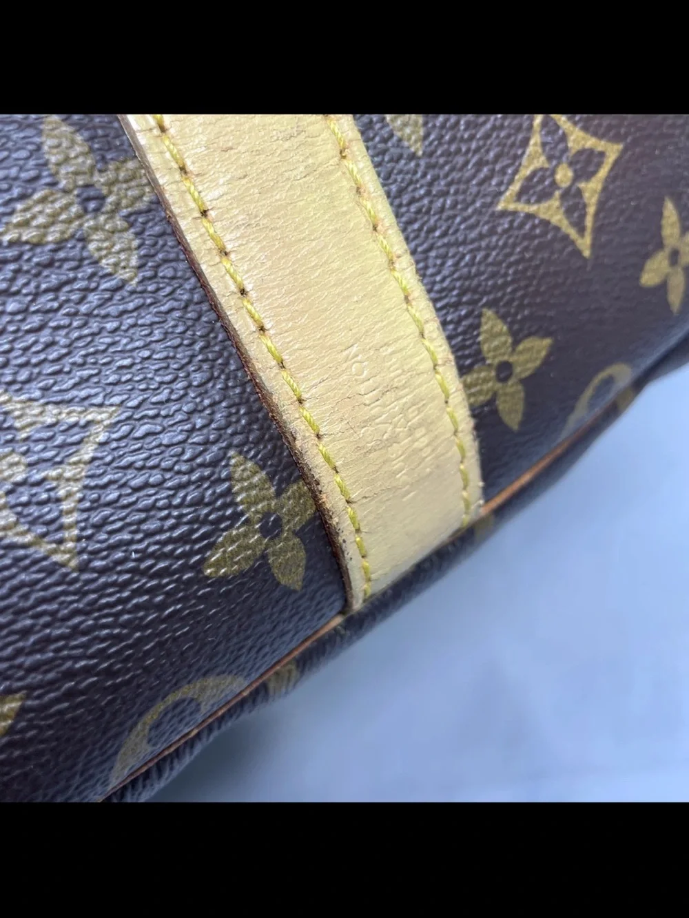 Louis Vuitton Brown Monogram Canvas Duffel with Vachetta Trim